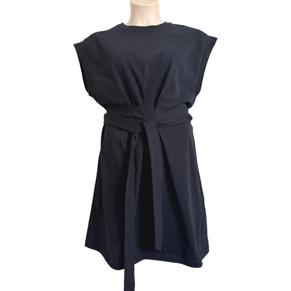 Vince Short Sleeve Tie Waist Style 253485 Coastal Blue Size XL NWT $195